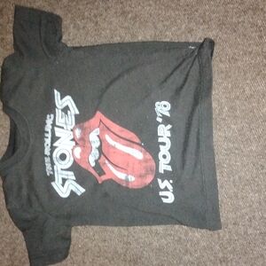The Rolling Stones Black and Red Kids T-Shirt